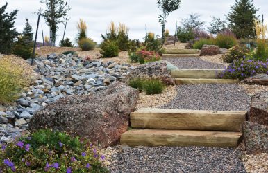 Custom Landscaping With Steps in Fort Collins, CO